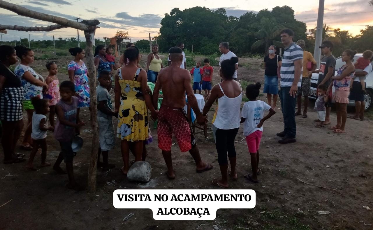 Visita ao acampamento em Alcobaça